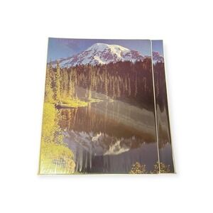 Mead Organizer 3 Ring Binder Mountain David Muench Pockets Clipboard Keeper VTG